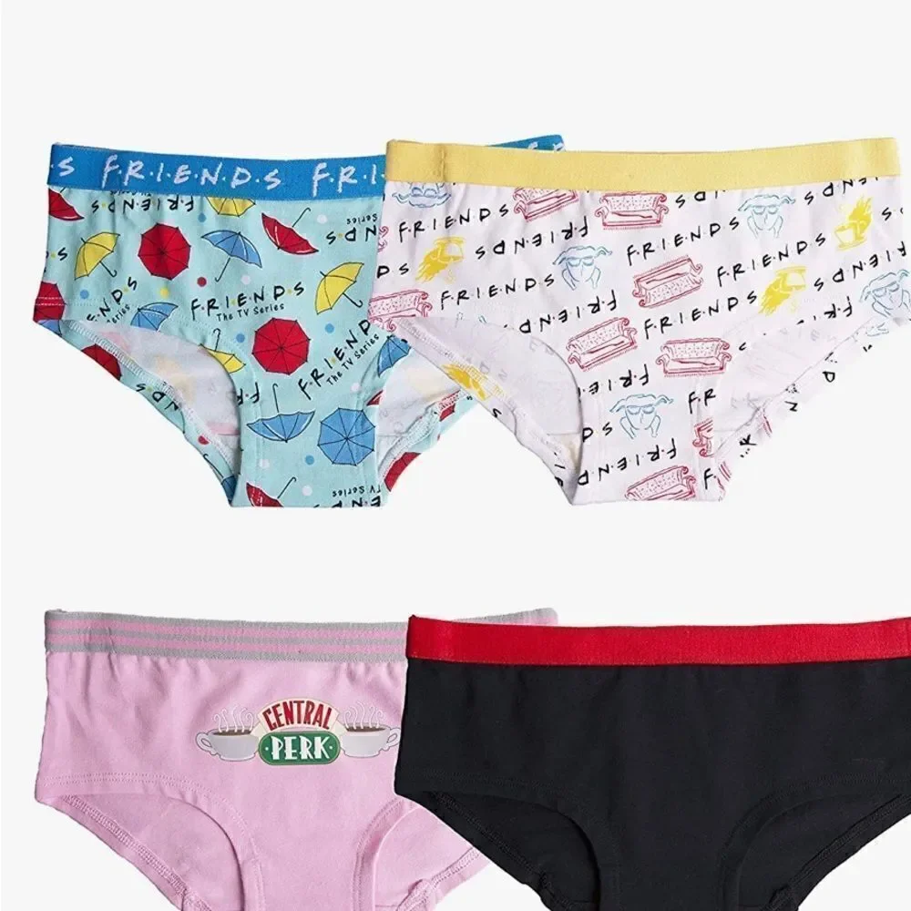 Warner’s Bros FRIENDS Girls Friends Underwear Brief 4 Pack